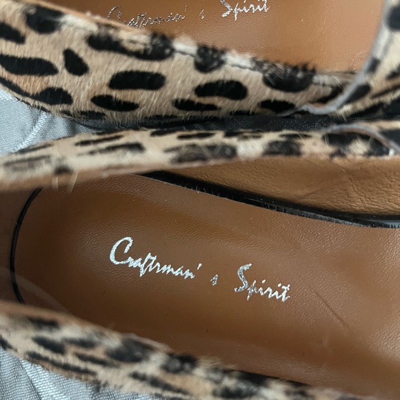 Patent leather and fur flat funny shoes - Picture 5 of 7